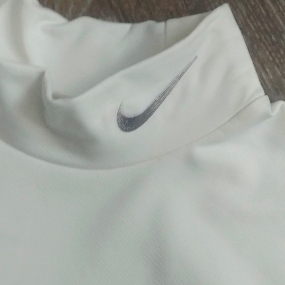 Nike Pro Combat Fitted Dri fit White Long Sleeve SZ 2XL - Picture 6 of 11